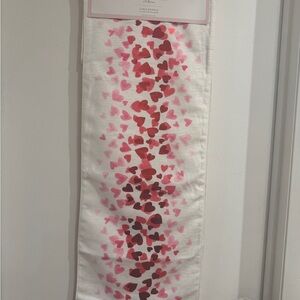 Cupcakes & Cashmere Heart Table Runner Valentines